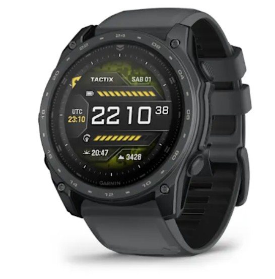 Smartwatch Garmin Uomo tactix® 8 - 51 mm, AMOLED, rivestimento Cerakote in Titanio 010-04553-01 - 010-04553-01